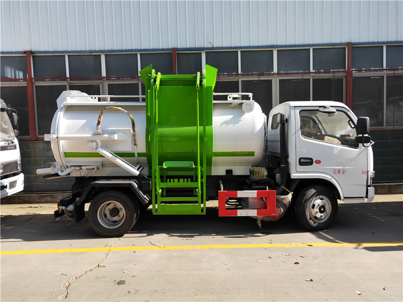 東風4方5方餐廚垃圾車(圓罐)